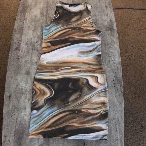 PrettyLittleThing Dresses & Skirts - Galaxy design mini dress.